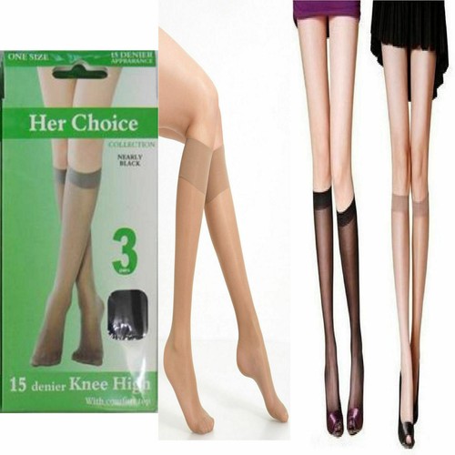 Pairs ladies knee high - 12,