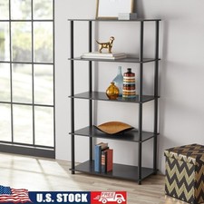 No Tools 5-Shelf Bookcase Open