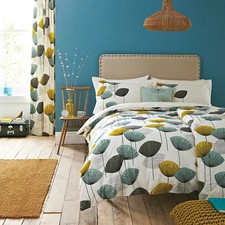 Sanderson Options Dandelion Clocks Duvet Cover Set Super King Size Chaffinch