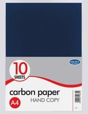 10 X Carbon Paper Sheets Hand