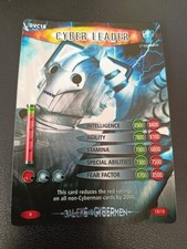 Doctor Who Battles In Time Cyber Leader DVC18 Daleks v Cybermen Rare Card