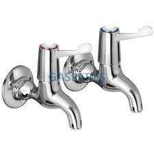 Bristan Ergonomic Chrome Bib Taps 1 Pair Part No VAL2 BIB C CD New GENUINE