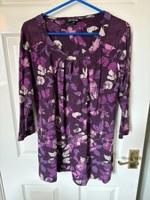 Debenhams Collection Women's Gorgeous Purple Top New Without Tags Size 14