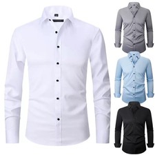 Summer Mens Dress Shirt