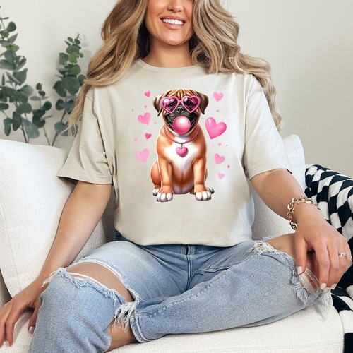 Pug dog heart glasses womens - glasses,