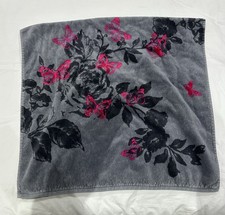 Next Floral Bath Towel, Grey &
