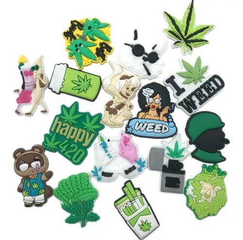 Weed shoe charms croc - weed,