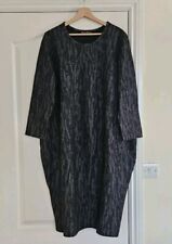 Frank Usher Oversized Midi Dress, Grey Multi, Size S/M