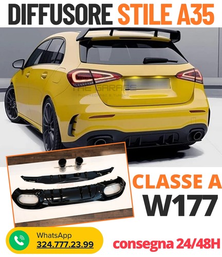 Rear diffuser a35 mod 2 - rear, diffuser✅a35