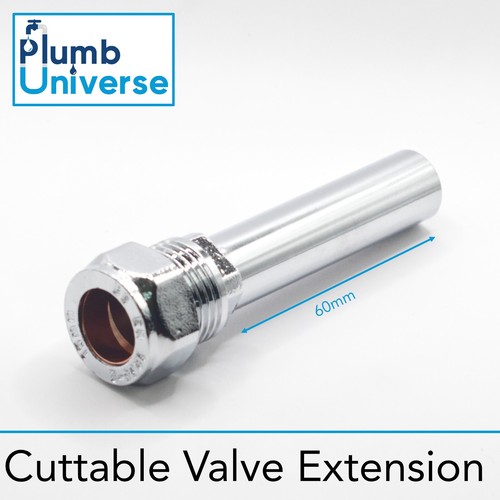 60mm chrome radiator - 60mm, valve