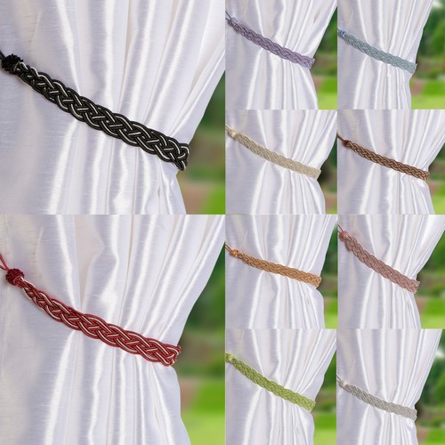 Pair braided satin rope - braided,