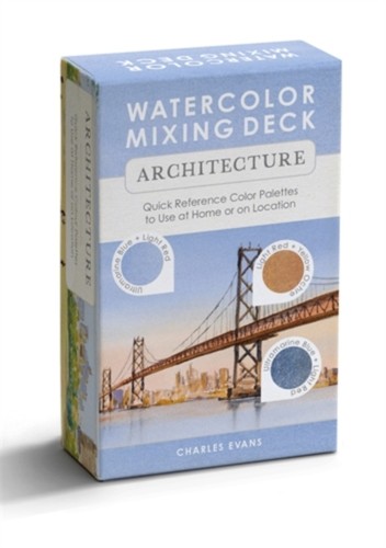 Watercolor mixing deck - watercolor,