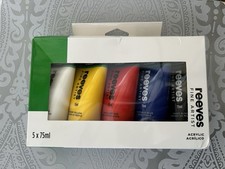 Reeves Acrylic Paint Set 5 x