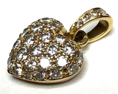 Cartier 18k gold pave - cartier,