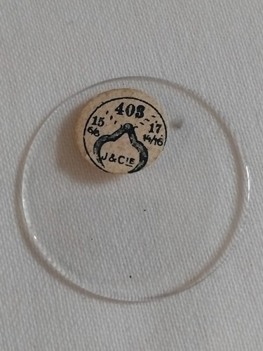 Pocket watch glass - , crystal