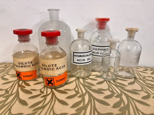 Vintage glass apothecary - vintage,