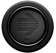 Genuine Momo Leather Black Edition Horn Push Button