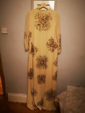 Virgos Lounge Embellished Maxi Wedding Party Long Kimono/Dress UK 16/ oversized