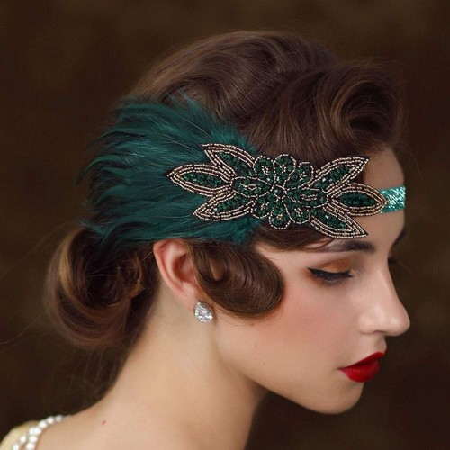 1920s flapper headband - flapper,