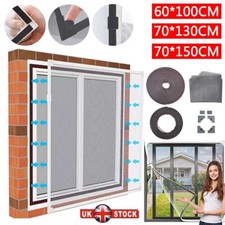 Magnetic Window Insect Screen Mesh Net Fly Mosquito Bug Netting Moth Cover UK