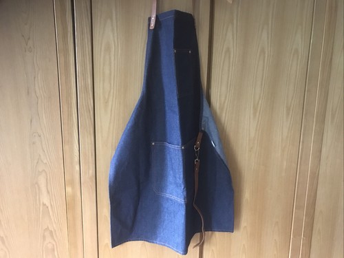 Dark denim cotton - dark, apron