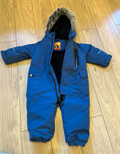 Next blue baby snowsuit 18 - baby,