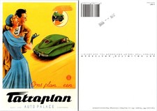 Postcard - Jan Lavies 1992 - Tatraplan Auto Palace