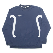 UMBRO Mens Sweatshirt Blue XL