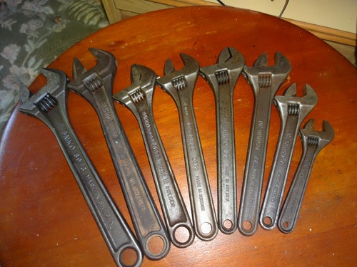 Bahco adjustable spanners - 8,