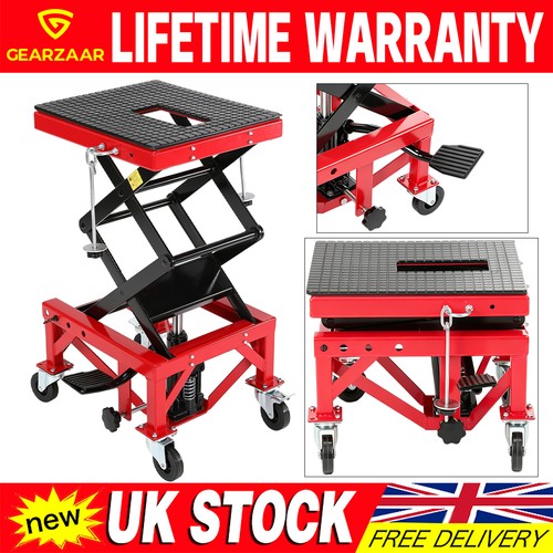 Red bike lift scissor 350lb - bike,