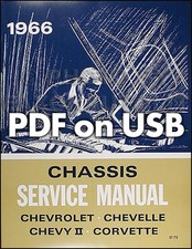 1966 Chevy Car USB Shop Manual