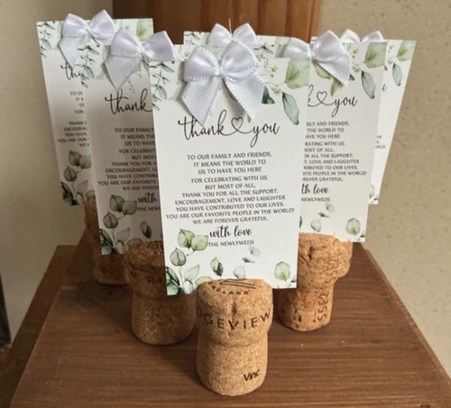 Wedding table cork decorations - wedding,