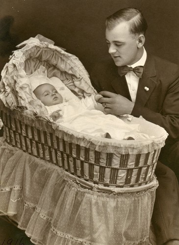 Man holding baby hand - man, hand,