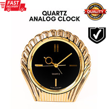 QUARTZ ANALOG CLOCK JAPAN GOLD