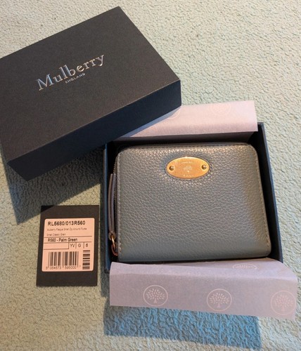 Mulberry plaque small zip - mulberry,