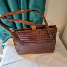 Vintage Patent Mock Croc Frame