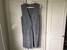 Stylish Alice Collins Long Grey Felt Waistcoat 16