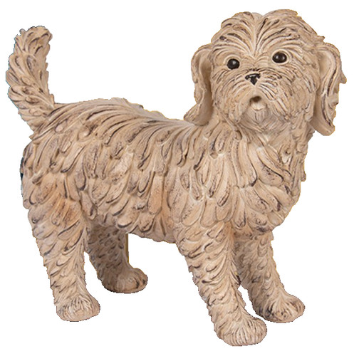 Cockapoo dog ornament wood - cockapoo,