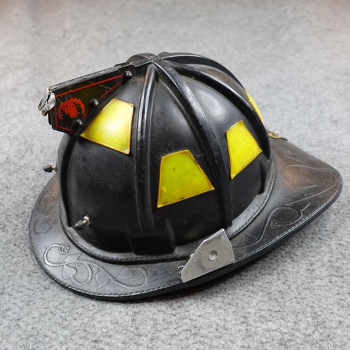 Vintage firefighter helmet - firefighter,