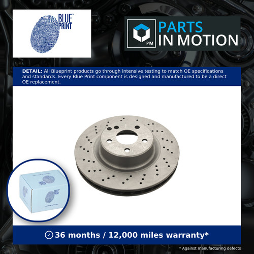 Brake discs pair vented - brake,