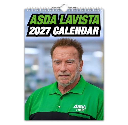 2027 wall calendar asda - wall,