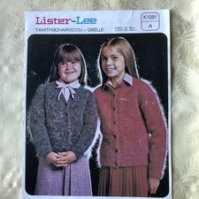 Lister Lee knitting pattern
