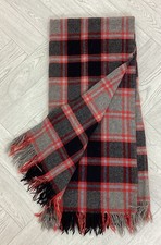 Vintage Retro Wool Red Black