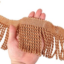Bronze Gold Fringe Trim, 5