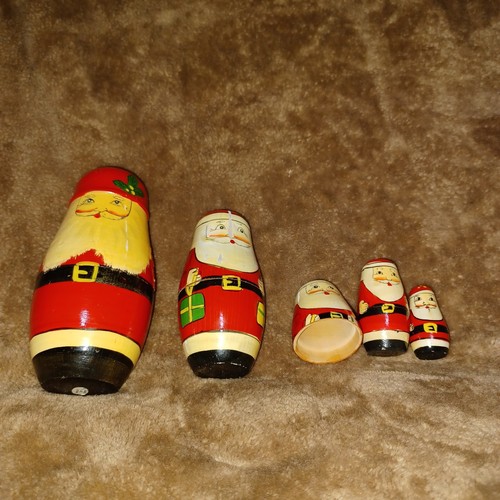 Vintage santa hand painted - santa, hand-painted