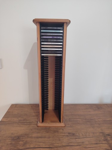 Wooden storage tower rack - storage,