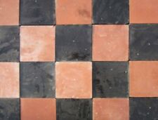 Reclaimed Victorian Quarry Tiles 6in x 6in - 55 Left - 16 Red/ 39 black