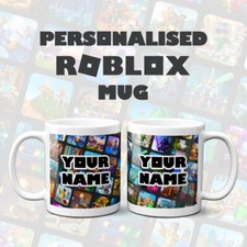Personalised roblox mug - roblox, with