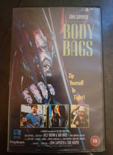 BODY BAGS - VHS - HORROR - RARE - JOHN CARPENTER - TOBE HOOPER - CULT 