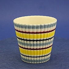 Vintage/Retro Hornsea Rainbow Pattern Planter/Plant Pot No.564 - 9.5cm/3.75" Dia